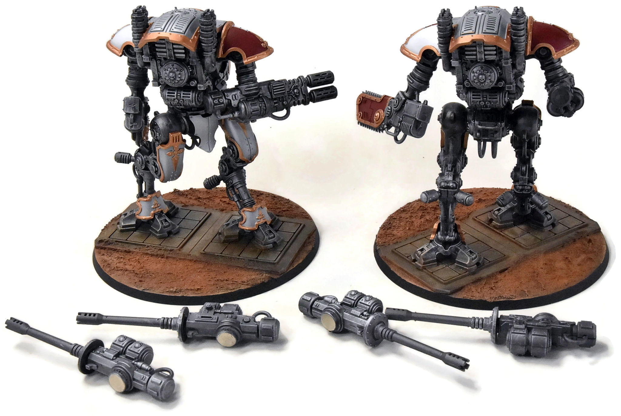 IMPERIAL KNIGHTS 2 Armiger Warglaives #1 Warhammer 40K WELL PAINTED