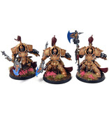 Games Workshop ADEPTUS CUSTODES 3 Allarus Custodians Converted #1 WELL PAINTED Warhammer 40K