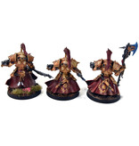 Games Workshop ADEPTUS CUSTODES 3 Allarus Custodians Converted #1 WELL PAINTED Warhammer 40K