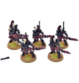 Games Workshop AELDARI 4 Dark Reapers with Exarch #1 METAL PRO  PAINTED Warhammer 40K