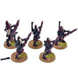 Games Workshop AELDARI 4 Dark Reapers with Exarch #1 METAL PRO  PAINTED Warhammer 40K