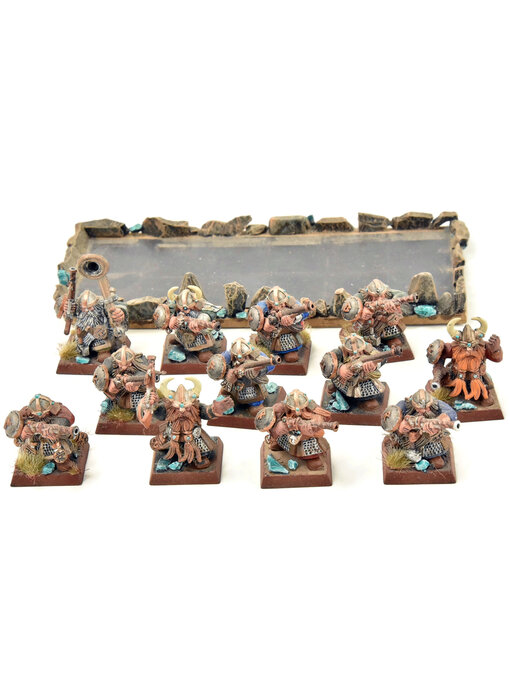 DWARFS 12 Thunderers #2 WELL PAINTED Fantasy