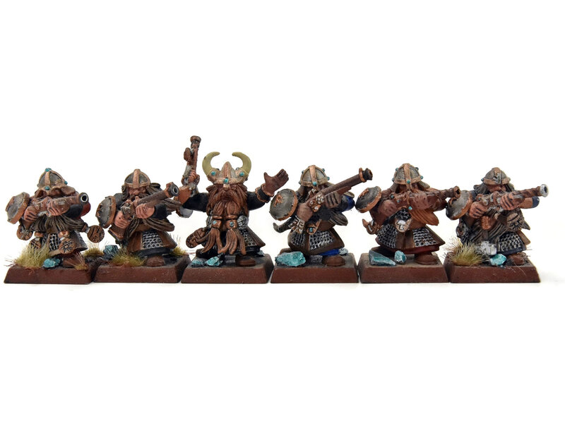 Games Workshop DWARFS 12 Thunderers #2 WELL PAINTED Fantasy