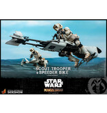 Hot Toys Scout Trooper and Speeder Bike Sixth Scale Collectible Figure Set - Star Wars