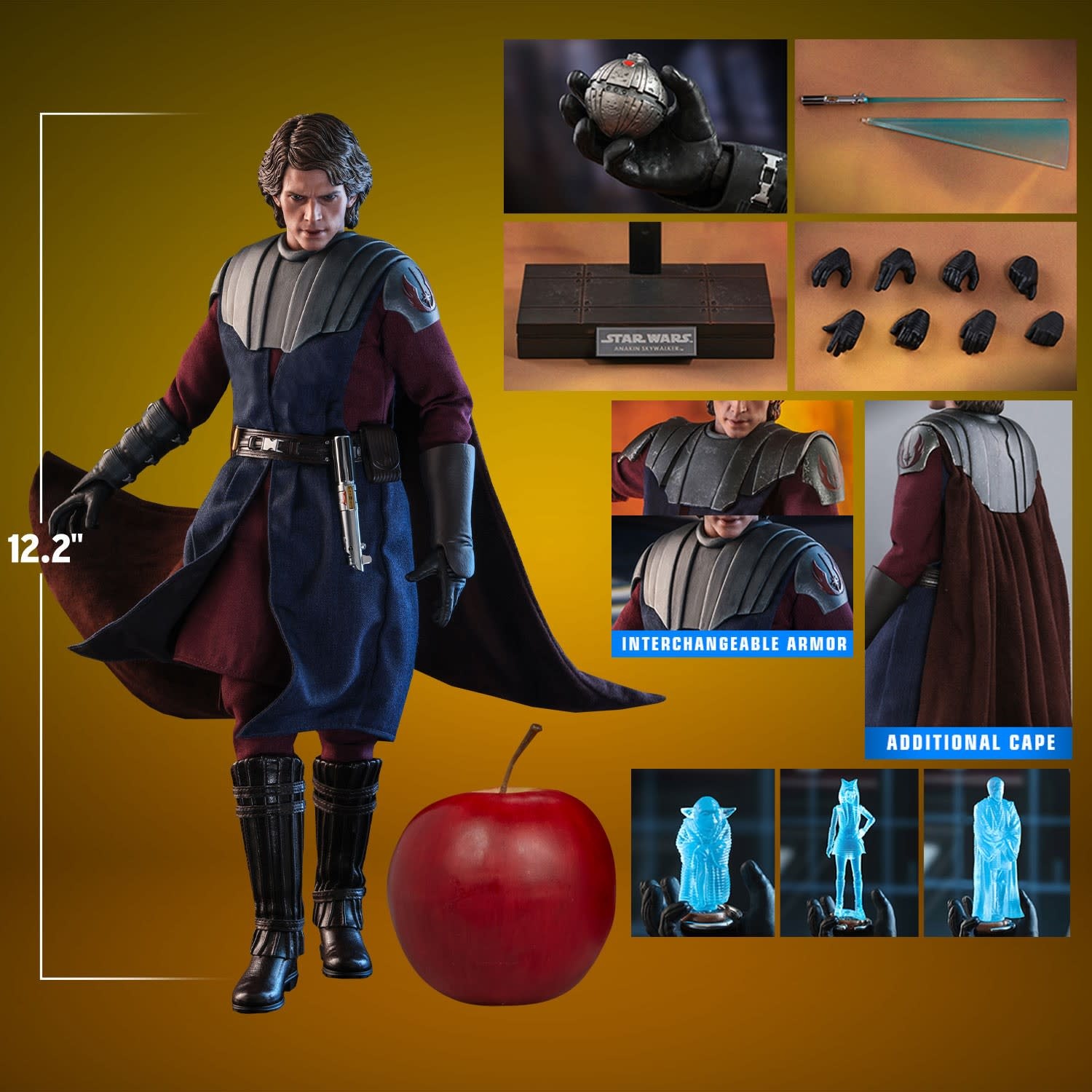 Anakin Skywalker Sixth Scale Figure by Hot Toys - Kingdom of