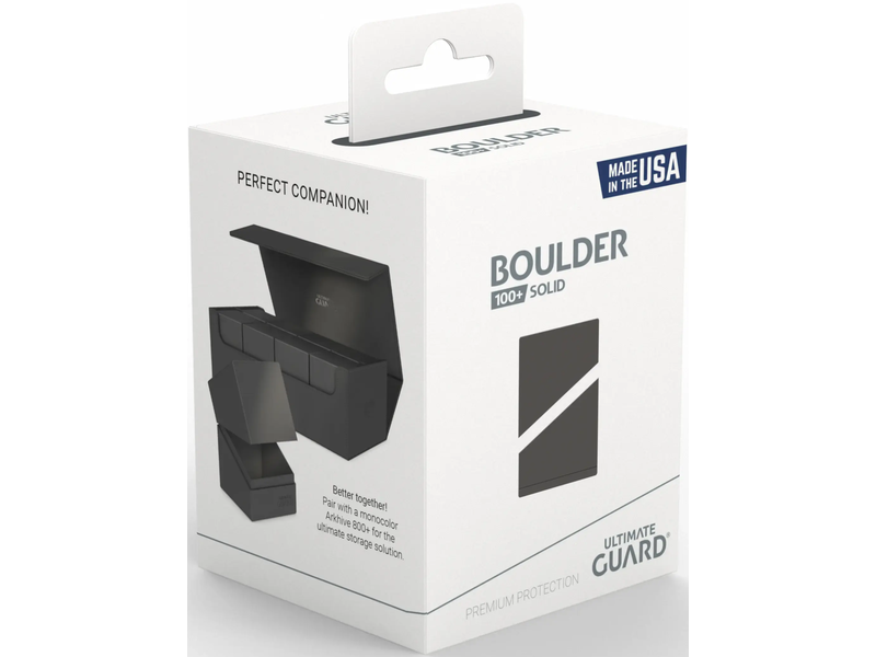 Ultimate Guard Deck Case Boulder 100+ Solid Grey