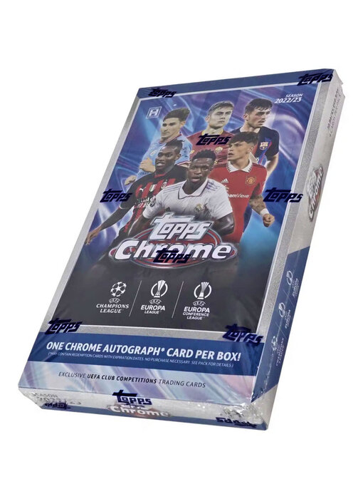 2023 Topps UEFA Competitions Soccer Chrome Box