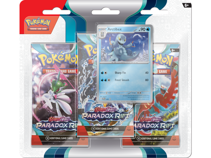 Pokémon Trading cards Pokemon TCG SV4 Paradox Rift 3 Packs Blister