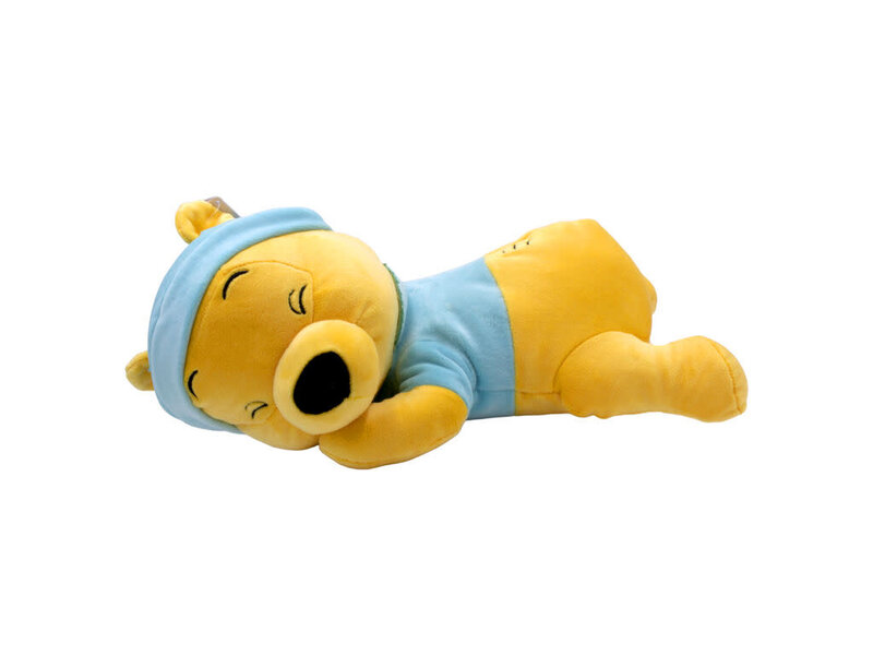Disney - Winnie The Pooh Sleeping Baby Plush - Blue