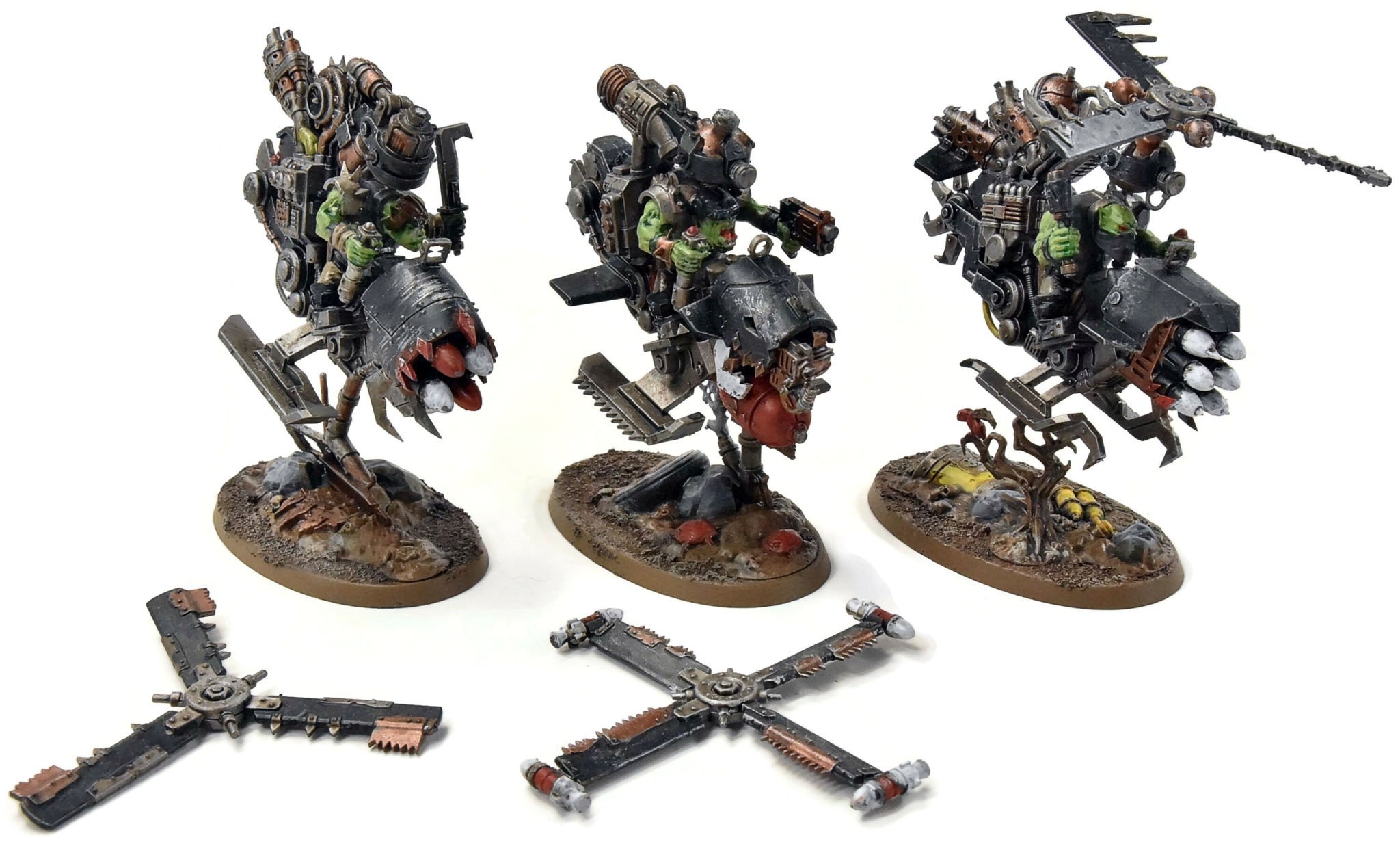 Games Workshop ORKS 3 Deffkoptas #1 Warhammer 40K - Kingdom of the