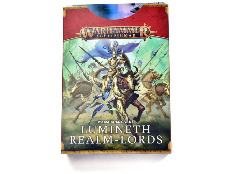 Games Workshop LUMINETH REALMLORDS Warscroll Cards #1 Sigmar