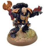 Games Workshop SPACE MARINES Chaplain #1 Black Templars PRO PAINTED 40K