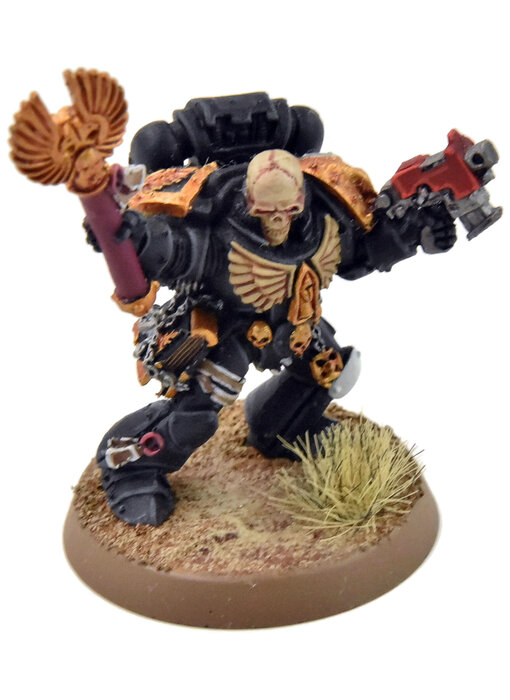 SPACE MARINES Chaplain #1 Black Templars PRO PAINTED 40K