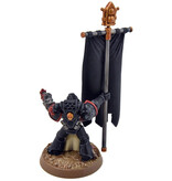Games Workshop SPACE MARINES Ancient With Banner #1 Black Templars PRO PAINTED 40K