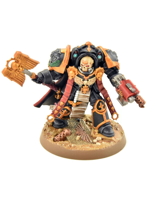 SPACE MARINES Terminator Chaplain Tarentus#1 Black Templars PRO PAINTED