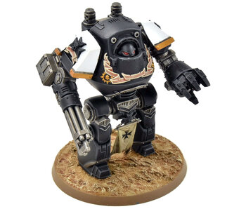 SPACE MARINES Contemptor Dreadnought #1 WELL PAINTED Black Templars 40K