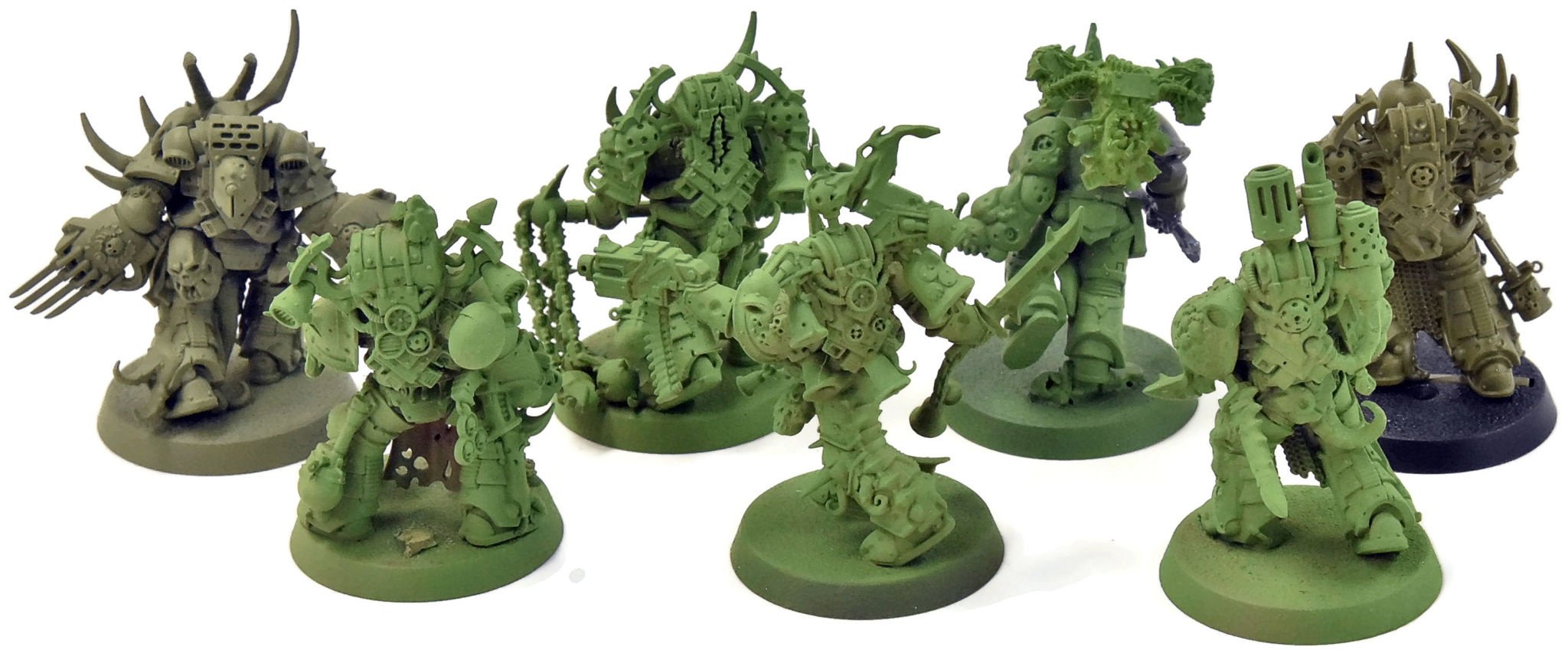 Games Workshop DEATH GUARD 7 Plague Marines #1 Warhammer 40K - Kingdom of  the Titans