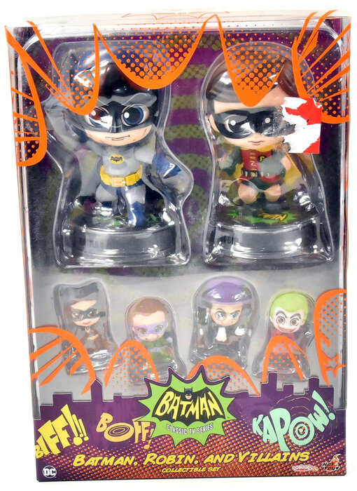 HOT TOYS Batman, Robin & Villains Collectible Set