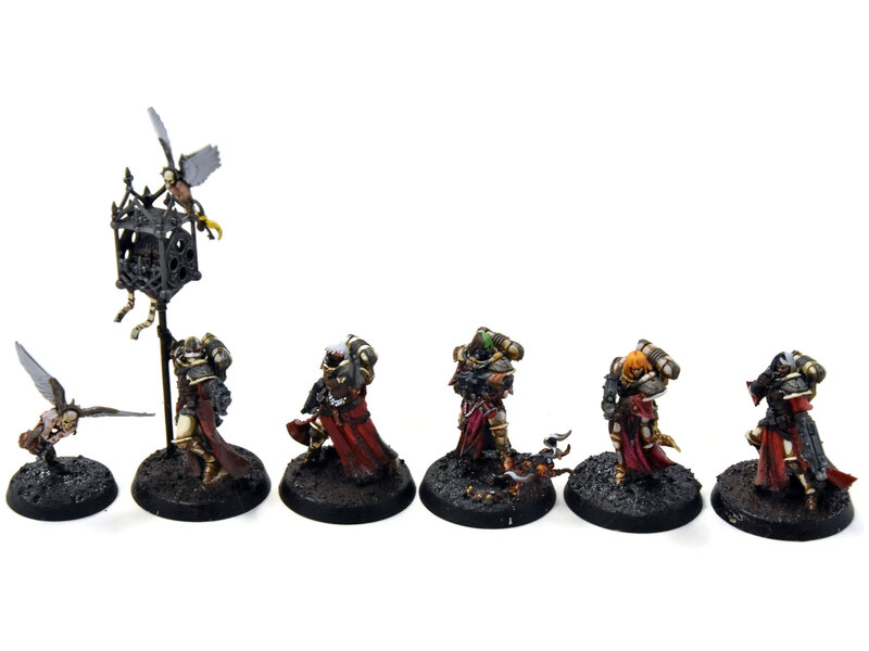 Games Workshop ADEPTA SORORITAS 10 Battle Sisters Squad #1 WELL PAINTED Warhammer 40K