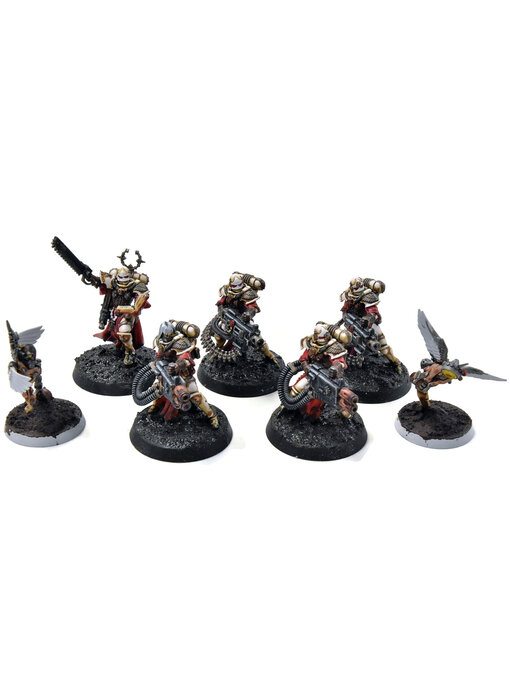 ADEPTA SORORITAS 5 Retributor Squad #2 WELL PAINTED Warhammer 40K