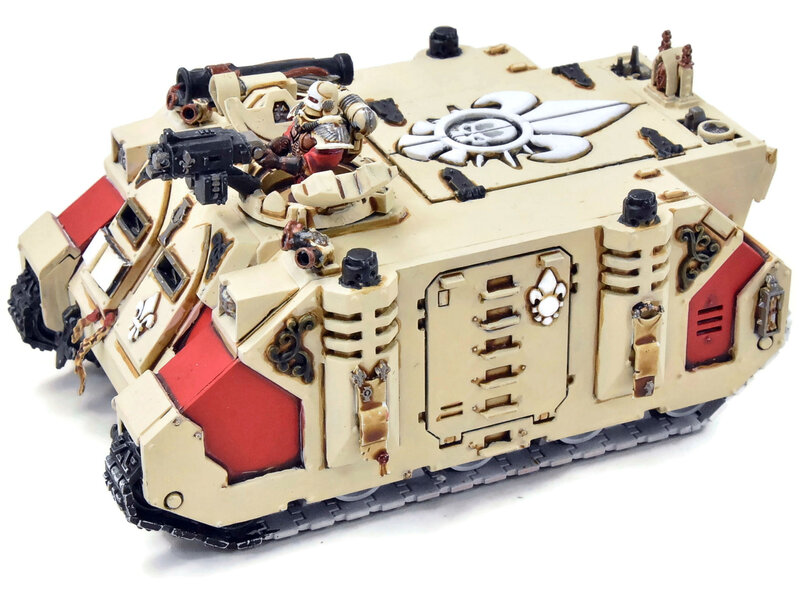 Games Workshop ADEPTA SORORITAS Rhino #1 WELL PAINTED Warhammer 40K