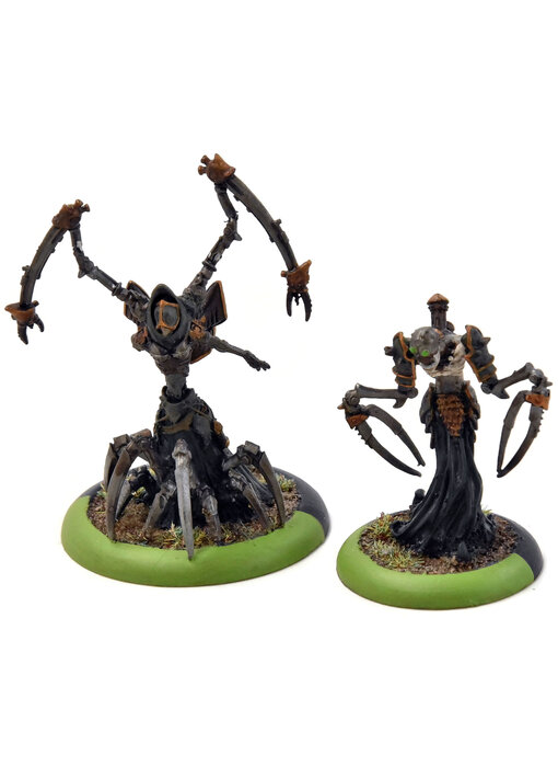 WARMACHINE Master Necrotech Mortenebra And Deryliss #1 METAL Cryx