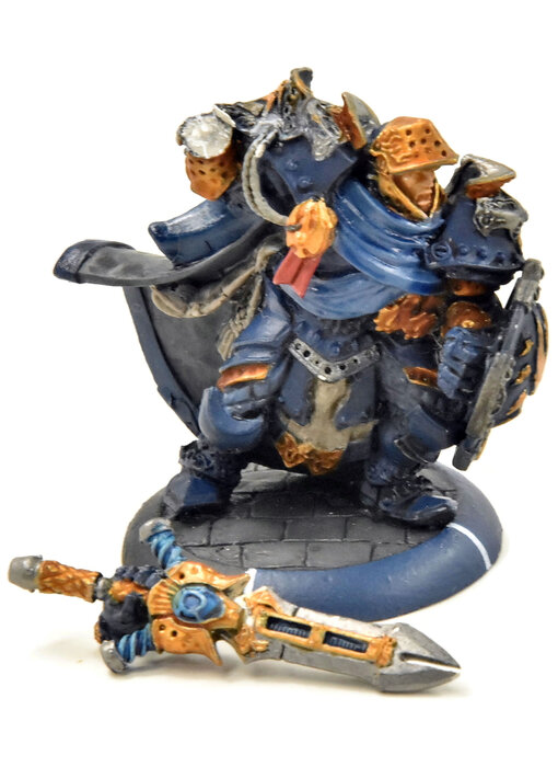 WARMACHINE Stormblade Infantry Captain #1 METAL Cygnar