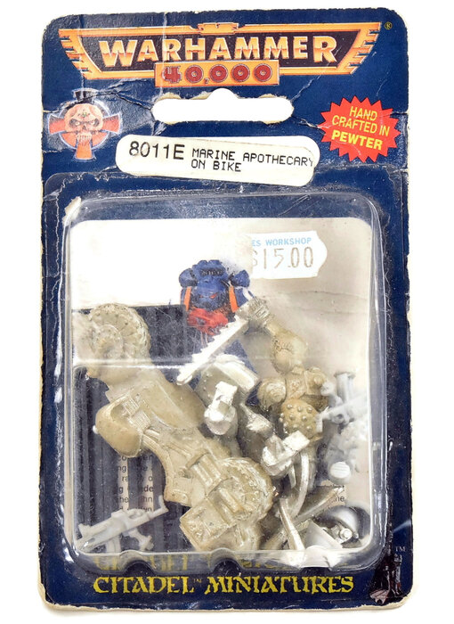 SPACE MARINES Apothecary on Bike #1 NIB METAL CANADA ONLY 40K