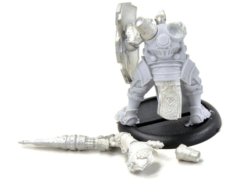 WARMACHINE Anson Dust Rock of The Faith #1 METAL protectorate of Menoth