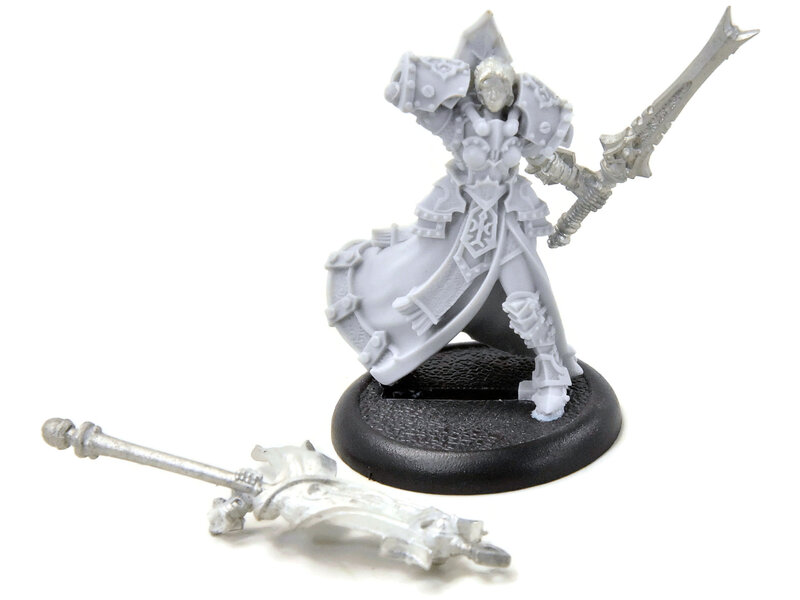 WARMACHINE High Exemplar Gyrenia #1 METAL protectorate of Menoth