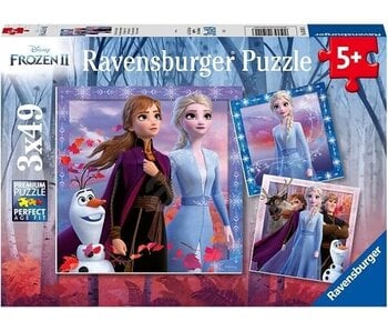 Ravensburger Frozen II The Journey Starts  3 x 49 Pcs