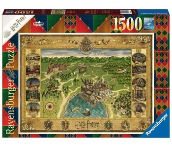 Ravensburger Map Of Hogwarts 1500 Pcs