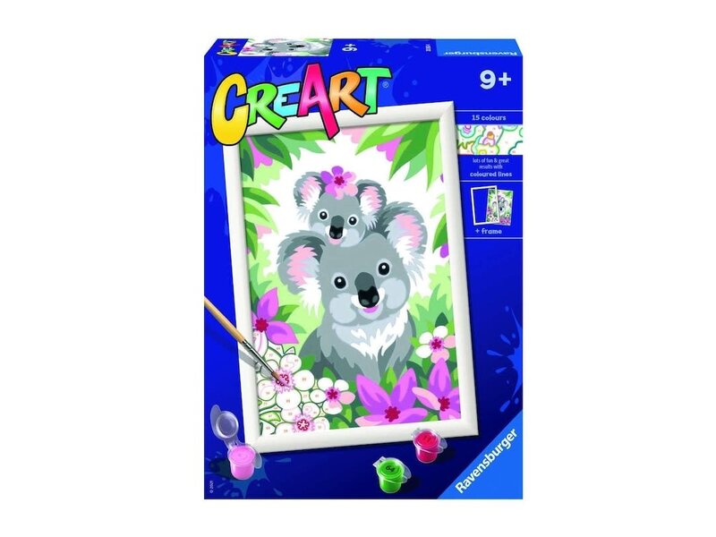 Ravensburger CREART Koala Cuties   7x10  Peinture à Numéros