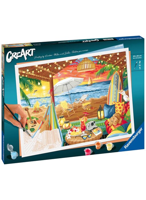 CREART Cozy Cabana 12x16 Peinture à Numéros