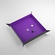 Magnetic Dice Tray - Square - Black / Purple