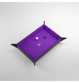 Gamegenic Magnetic Dice Tray - Rectangular - Black / Purple