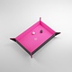 Magnetic Dice Tray - Rectangular - Black / Pink