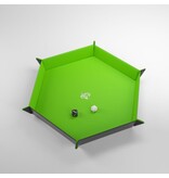 Gamegenic Magnetic Dice Tray - Hexagonal - Black / Green