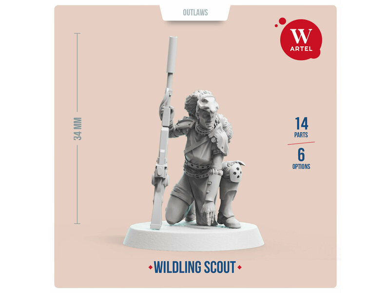 Artel W Miniatures ARTEL Wildling Scout (AW-051)
