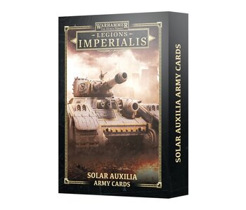 Legions Imperialis - Solar Auxilia Army Cards (PRE ORDER) (Release December 2)