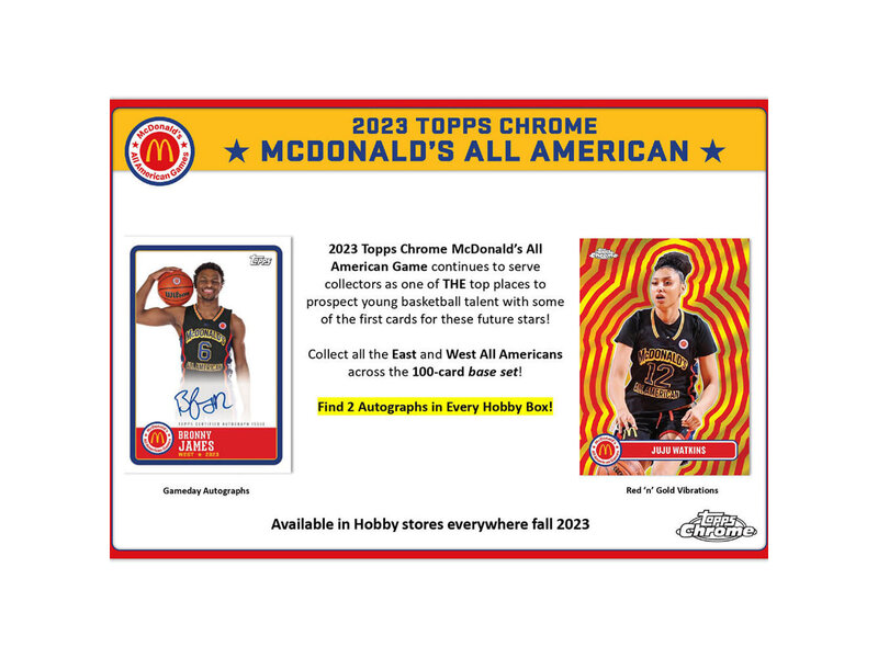 Topps Topps Chrome McDonald's All American Games Bastketball 2023