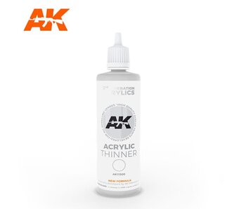 AK-Interactive 3rd Gen Paints: Thinner (100 ml)