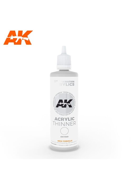AK-Interactive 3rd Gen Paints: Thinner (100 ml)