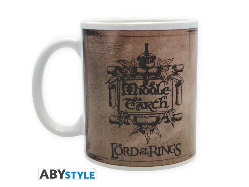 Lord Of The Rings Mug Map Box 320ml