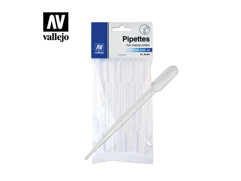 Vallejo Vallejo - Pipettes Medium Size 8ct 3ml