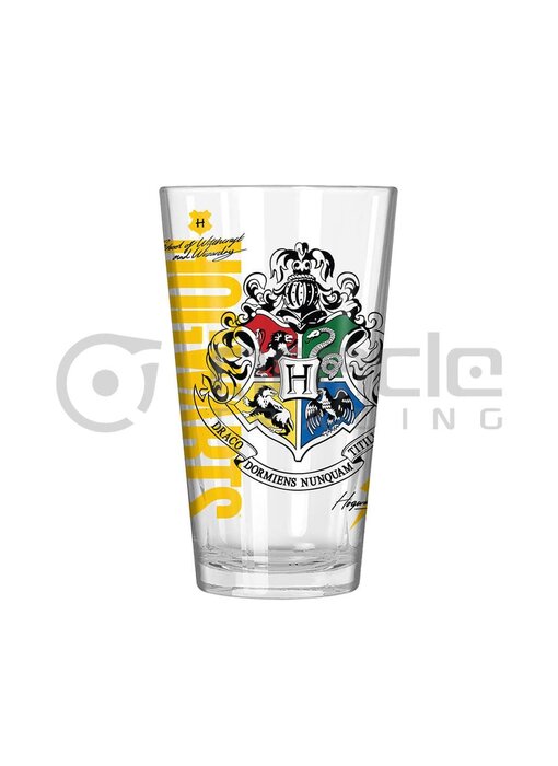 Harry Potter Large Glass – Hogwarts Crest