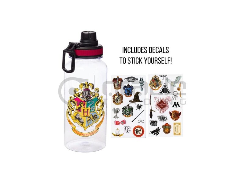 Harry Potter Jumbo Water Bottle & Sticker Set (Hogwarts)
