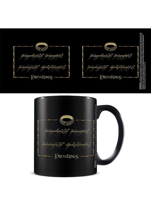 Lord of the Rings Mug – One Ring (Black)