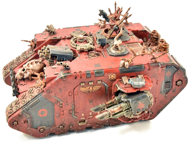 Games Workshop CHAOS SPACE MARINES Land Raider #1 WELL PAINTED Warhammer 40K world eaters