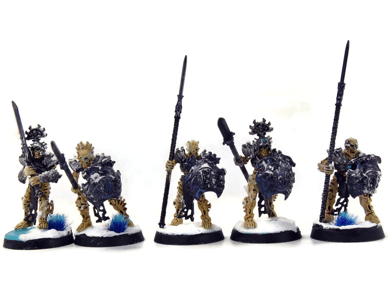 Games Workshop OSSIARCH BONEREAPERS 20 Mortek Guards #1 WELL PAINTED SIGMAR